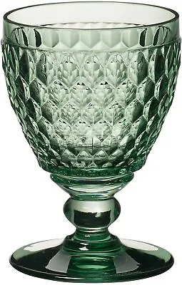 White Wine Crystal Glass Goblet Coloured Green 120ml Villeroy & Boch Boston • £14.50
