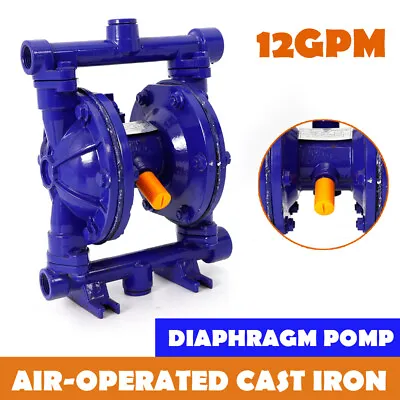Air Diaphragm Pump Waste Oil Pump Double Diaphragm Transfer Pump12GPM Heavy Duty • $90