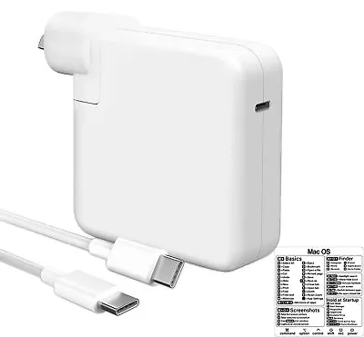 【Upgraded】65W 96W PD Type-C Power Adapter Charger USB-C For MacBook Pro Air • $29.99