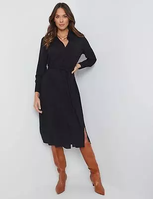 $35.06 • Buy Katies Long Sleeve Maxi Shirt Dress Womens Size 10 Clothing  Dresses Maxi