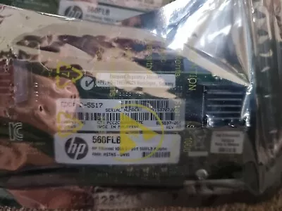 Hp Ethernet 10gb 2-port 560FLB Adapter 656243-001 • £10