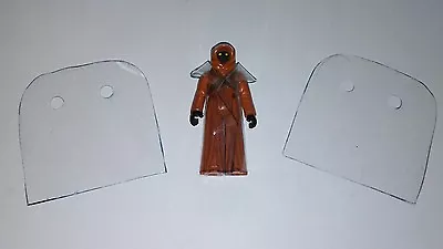 Vintage Star Wars Jawa Action Figure Custom Invisible Vinyl Cape • $2.99