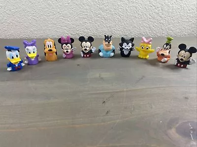 Disney Mickey And Friends Bath Time Finger Puppets Lot Of 10 • $15