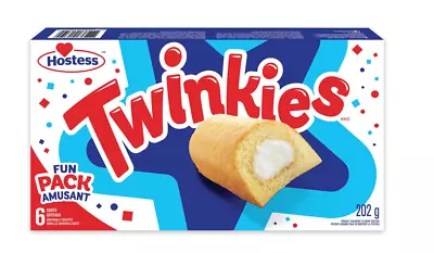 1x Box Hostess Twinkies Cakes 6 Cakes Each 202g -Canada FRESH • $12.25
