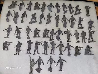 Lot Of 47 Original Marx German WW II Soldier Figures 54mm • $39.99