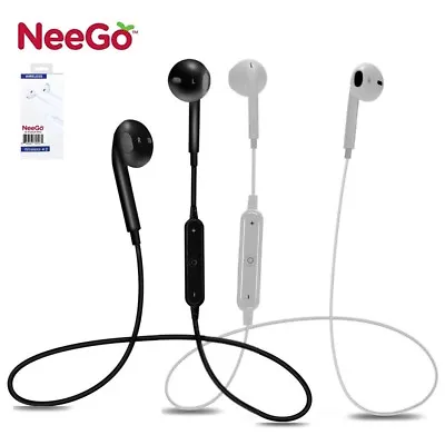 Wireless Earpiece Bluetooth Handsfree Noise Cancelling Stereo Earbuds Headset • $17.99