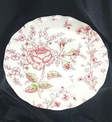 Johnson Brothers ROSE CHINTZ Pink Transferware Bread & Butter Plate England EVC • $5