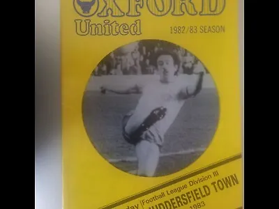 £1 • Buy Football Programme: Oxford United V Huddersfield Town  5th February 1983