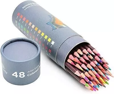 48 Oil Pastel Pencils Artists Oil Based Coloured Pencils Drawing Set Skin Tone • £55