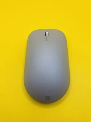 Microsoft Surface Wireless Bluetooth Optical Ambidextrous Mouse - Silver-TESTED! • $19.99