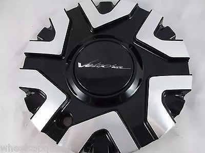 Veloche Silver/blk  Custom Wheel Center Cap* #c123102/ #c10575b  (1) • $55.21