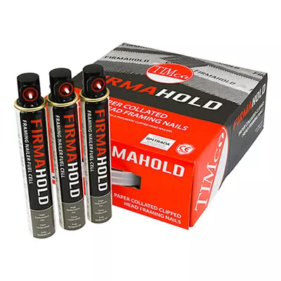 Firmahold Gun Nails With GAS Framing Fit Paslode IM350 + 50mm 63mm 75mm 90mm • £37.43