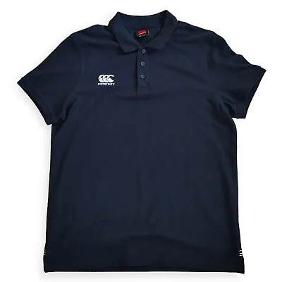 Canterbury Casual Polo Shirt - Short Sleeve - Black  • £15