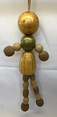 Vintage * 8  Painted * Wood * Bead * Hanging * Tom Tinker Crib Toy * Doll • $15