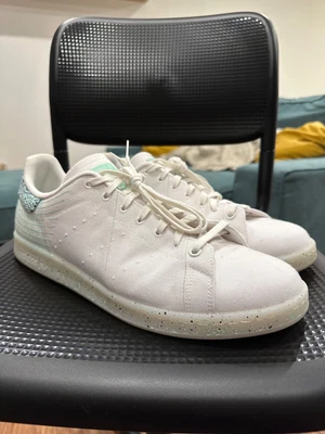 $30 • Buy Adidas Stan Smith Shoes, Men, US13, White / Core / White / Pulse Mint
