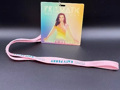 KATY PERRY RARE Prismatic Tour VIP LAMINATE PASS NECKLACE LANYARD PLAY VEGAS • $24