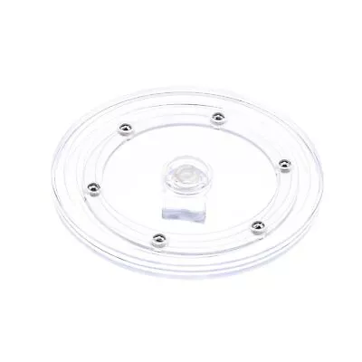 6 Inch Clear Acrylic Lazy Susan Turntable Organizer Ball Bearing Revolving Di... • $17.72