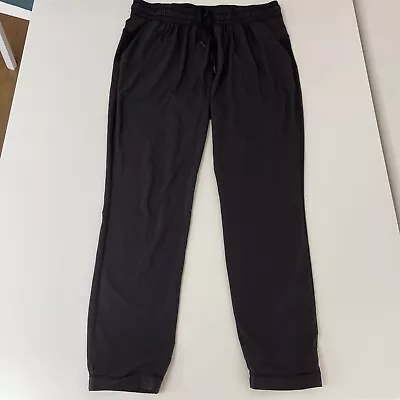 Lululemon Dance Studio Jogger - Size UK 12 - Black Breathable Stretch Thin - VGC • £29