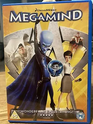 Megamind (2010)Family Comedy Animation Will Ferrell Brad Pitt DVD - VGC • £0.99