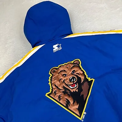 UCLA BRUINS VINTAGE 90s COLLEGE STARTER WINTER PARKA JACKET ADULT Large • $148.75