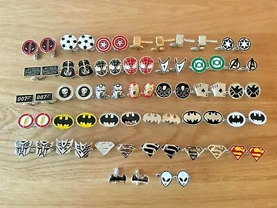 £6.49 • Buy Superhero Cufflinks Batman, Spiderman*buy 5 Get 1 Free*best Quality*free Post*