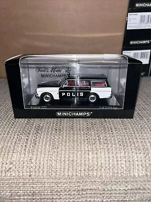 MINICHAMPS 1.43 Volvo 121 Break Polis Police New Boxed Rare  • $83.99