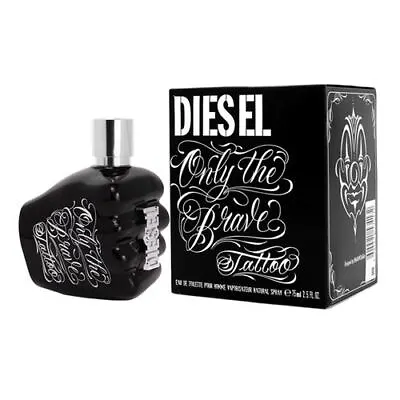 £43.95 • Buy Diesel Only The Brave Tattoo Eau De Toilette 75ml Spray For Him NEW Sealed