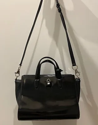 $290 • Buy Alexander Wang Black Patent Leather Bag