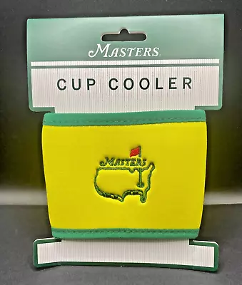 2024 Masters Yellow Cup Cooler Koozie Augusta National Masters Golf Tournament • $19.99
