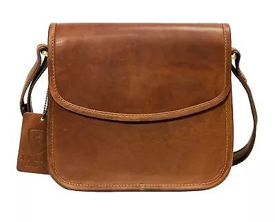 Ladies Leather Satchel Designer Mens Shoulder Cross Body Bag Messenger Travel • £22.46