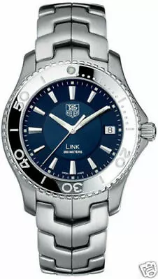 Tag Heuer Link Wj1112.ba0570 Swiss Quartz Steel Mens Blue Dial Watch Gift Idea  • $815.90