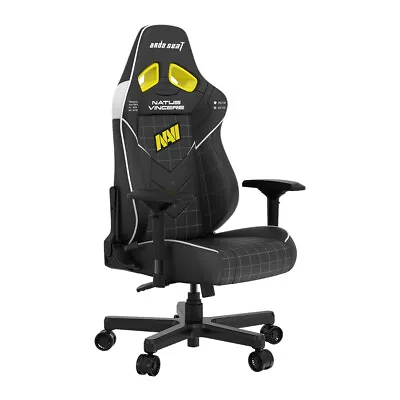 $697 • Buy AndaSeat Navi Edition Computer Gaming Chair Synthetic Leather Seat Yellow/Black