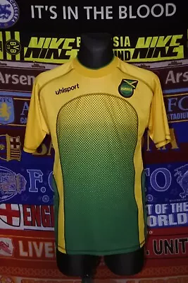 4/5 Jamaica Adults L/XL 46-48  2004 Retro Rare Football Shirt Jersey Soccer • £83.99