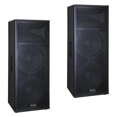 (2) Peavey SP 4 Pro Audio DJ Passive 4000W Dual 15  3-Way PA Speaker Package New • $1799.98