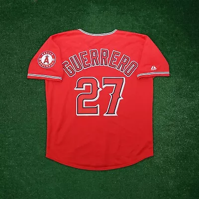 Vladimir Guerrero Los Angeles Angels Alternate Red Men's Jersey W/ Team Patch • $129.99