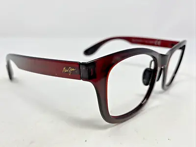 Maui Jim Japan HANA BAY MJ434-07 51-20-146 Burgundy Sunglasses Frame Q320 • $50