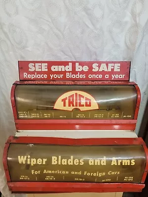 Vintage Trico Windshield Wiper Blade & Solvent  Shop Display Advertising Storage • $250