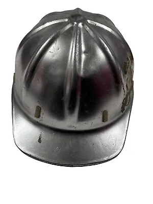 Vintage Metal Mine Safety Hard Hat Metal Aluminum Helmet • $35.99