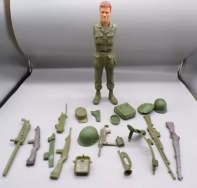 1960s Vintage MARX Toys STONY SMITH Action Figure LOT Parts MILITARY 11  Toy !!! • $15