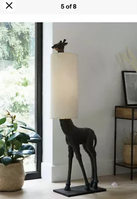 £145 • Buy BNIB XXL 145cm Tall Next Black Gerald Giraffe Floor Lamp Sculpture Animal 