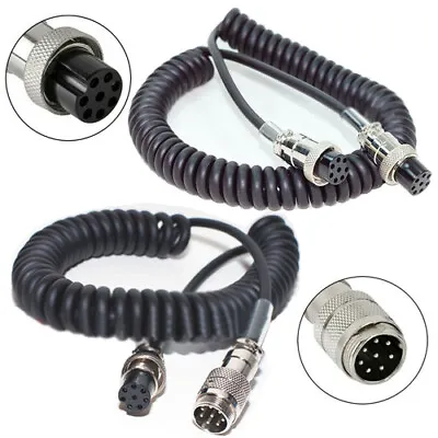 Mic Microphone Extension Cable Cord 8 Pin For Yaesu FT MD MH YM CB Ham Radio • $10.99