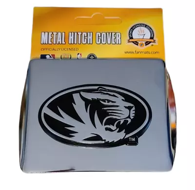 Fanmats NCAA Missouri Tigers 3D Chrome On Chrome Metal Hitch Cover • $19.99