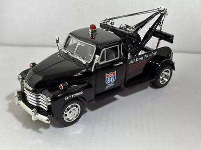 Jada Showroom 1953 Chevy Wrecker Tow Truck Black 1:24 Diecast Model New No Box • $78.95