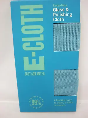 E Cloth Glass And Polishing Cloth Chemical Free Cleaning Blue • £5.95