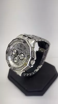 BULOVA 300 Crystals OCTAVA Stainless Steel Men's Watch - 96C134 • $64.16