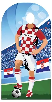 World Cup 2018 Croatia Football Adult Stand-in Lifesize Cardboard Cutout • £40.99