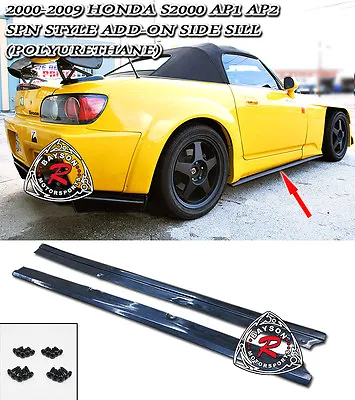 Fits 00-09 Honda S2000 AP1 AP2 Spn-Style Side Skirts (Urethane) • $139.99