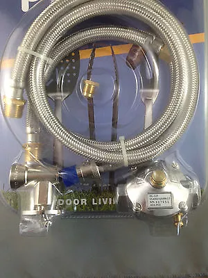 Barbecue Conversion Kit Natural Gas  Regulator Hose • $99.95