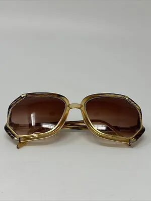 Vintage Ted Lapidus Oversized Sunglasses Unmarked Vintage Tortoise Glasses • $54