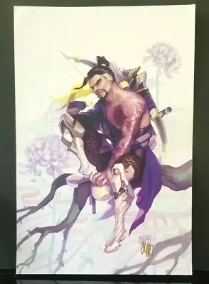 $79.99 • Buy Overwatch Tracer Hanzo Shimada Poster -Gloss 12” X 18” Artist Signed Poster